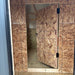Driftless Outdoors Homestead Coop 6 x 12' door open inside
