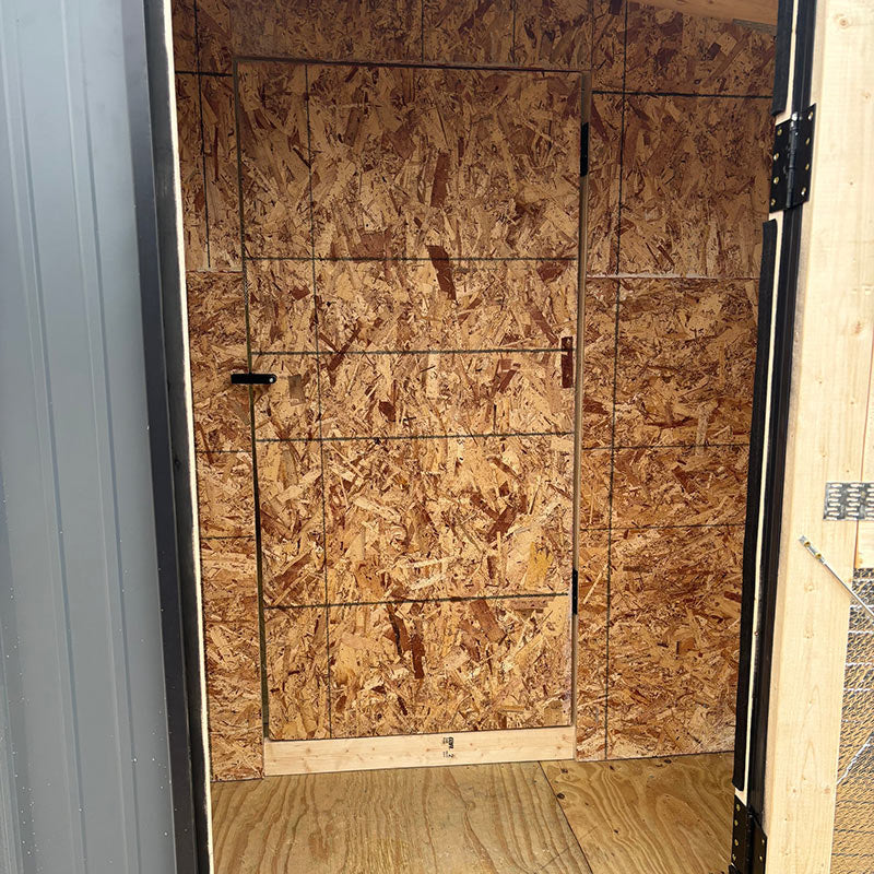 Driftless Outdoors Homestead Coop 6 x 12' inside look