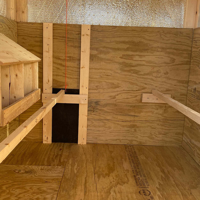 Driftless Outdoors Homestead Chicken Coop 8 x 16' roost