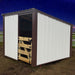 Driftless Outdoors 8’ x 8’ Shelter with Gate white and brown