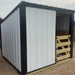 Driftless Outdoors 8’ x 8’ Shelter with Gate white and black