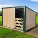 Driftless Outdoors 8’ x 8’ Shelter with Gate tan and green