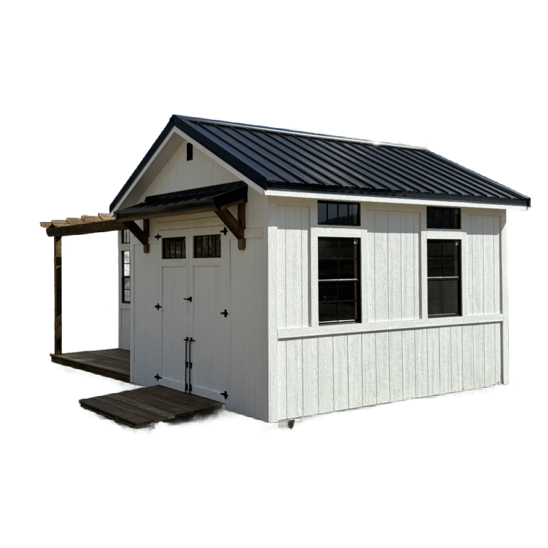 Driftless Outdoors Shed & Greenhouse Deluxe Combo 12 x 20 ft