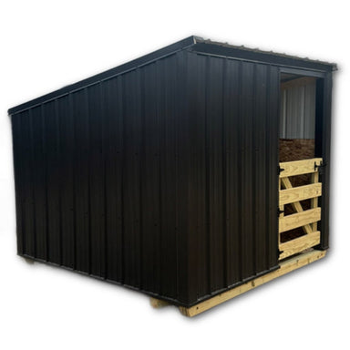 Driftless Outdoors 6’ x 8’ Shelter with Gate black front and side