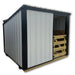Driftless Outdoors 8’ x 8’ Shelter with Gate gray and black