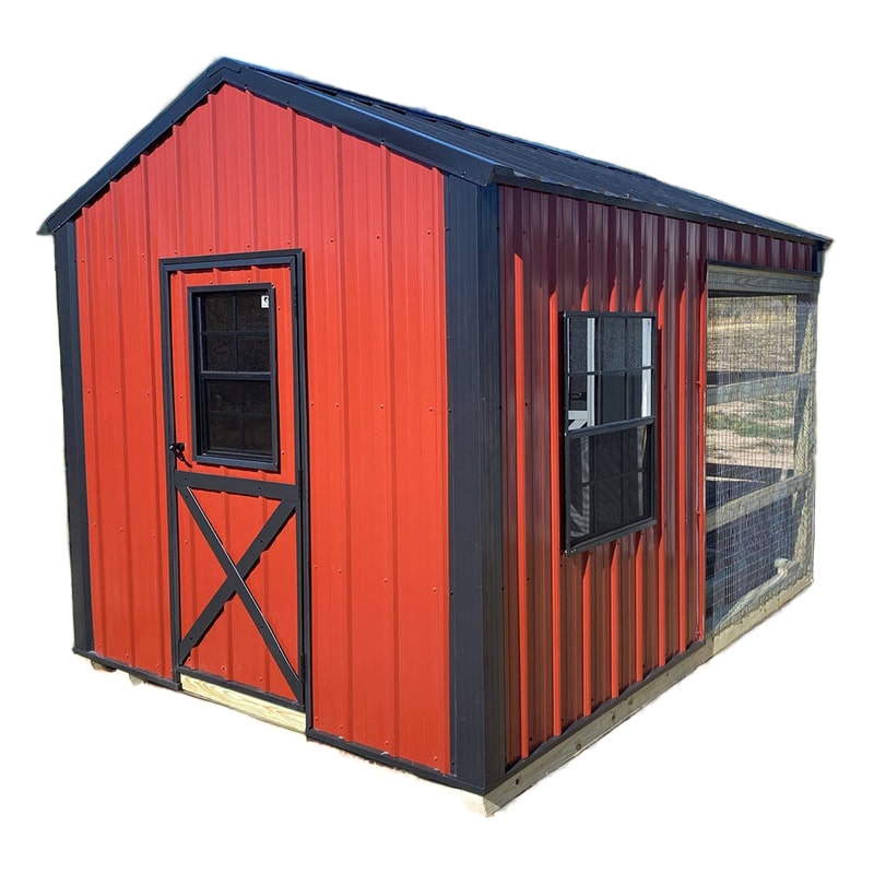 Driftless Outdoors Countryside Coop 8 x 12 red