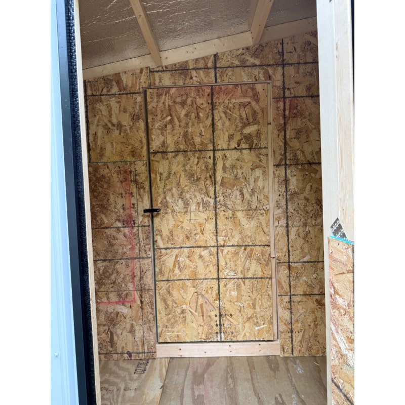Driftless Outdoors Homestead Coop 6 x 12' inside door