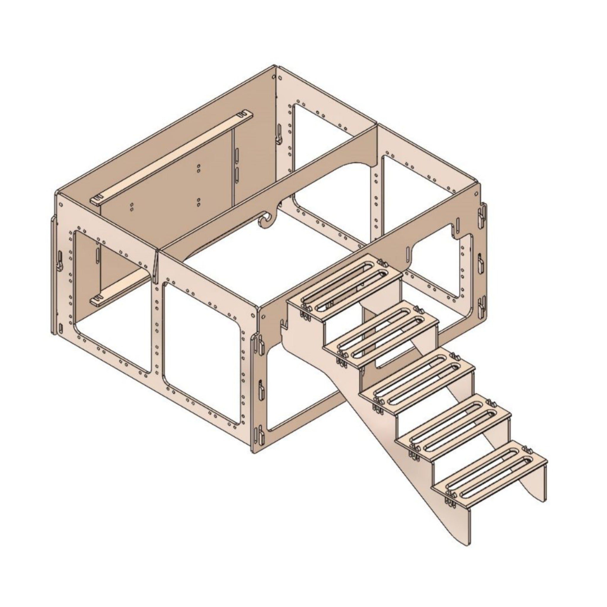 Snaplock by Formex Chicken Coop Stand and Stairs (Coop and Coop Runs Sold Separately)