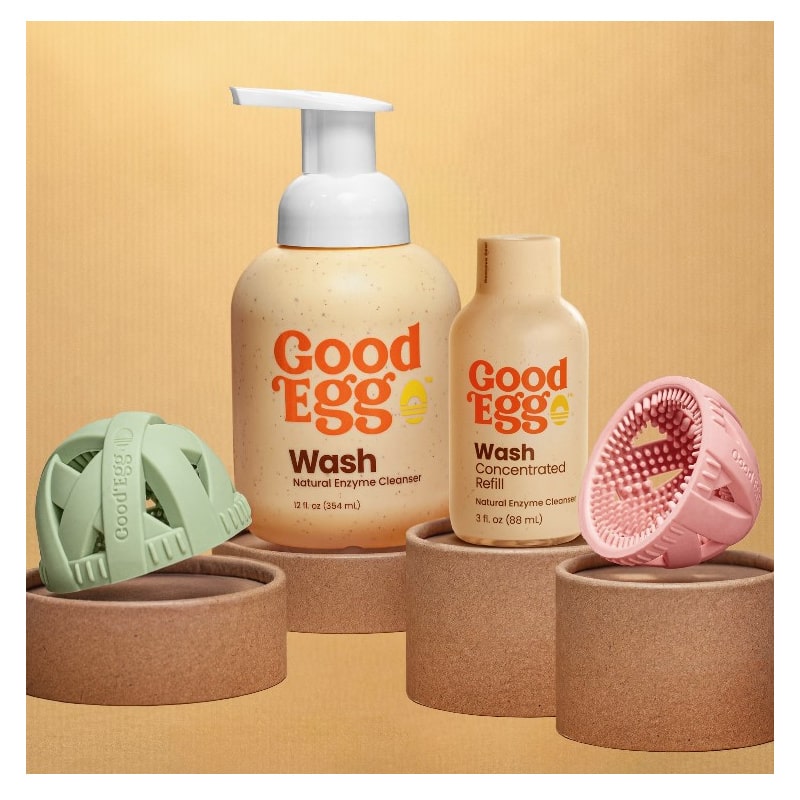 GoodEgg The Full Eggcellent Kit - Brushes, Wash & Refill