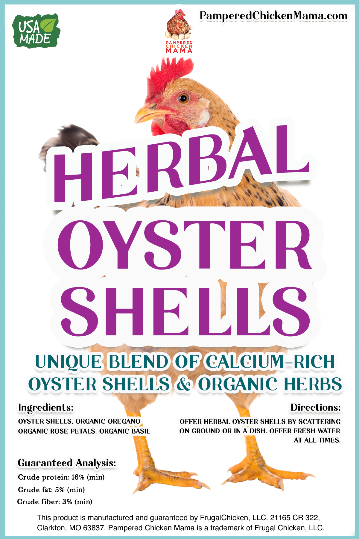Pampered Chicken Mama Fall Support Bundle: 6 Different Fall-Themed Products For Healthy Chickens (13 Pounds Total)