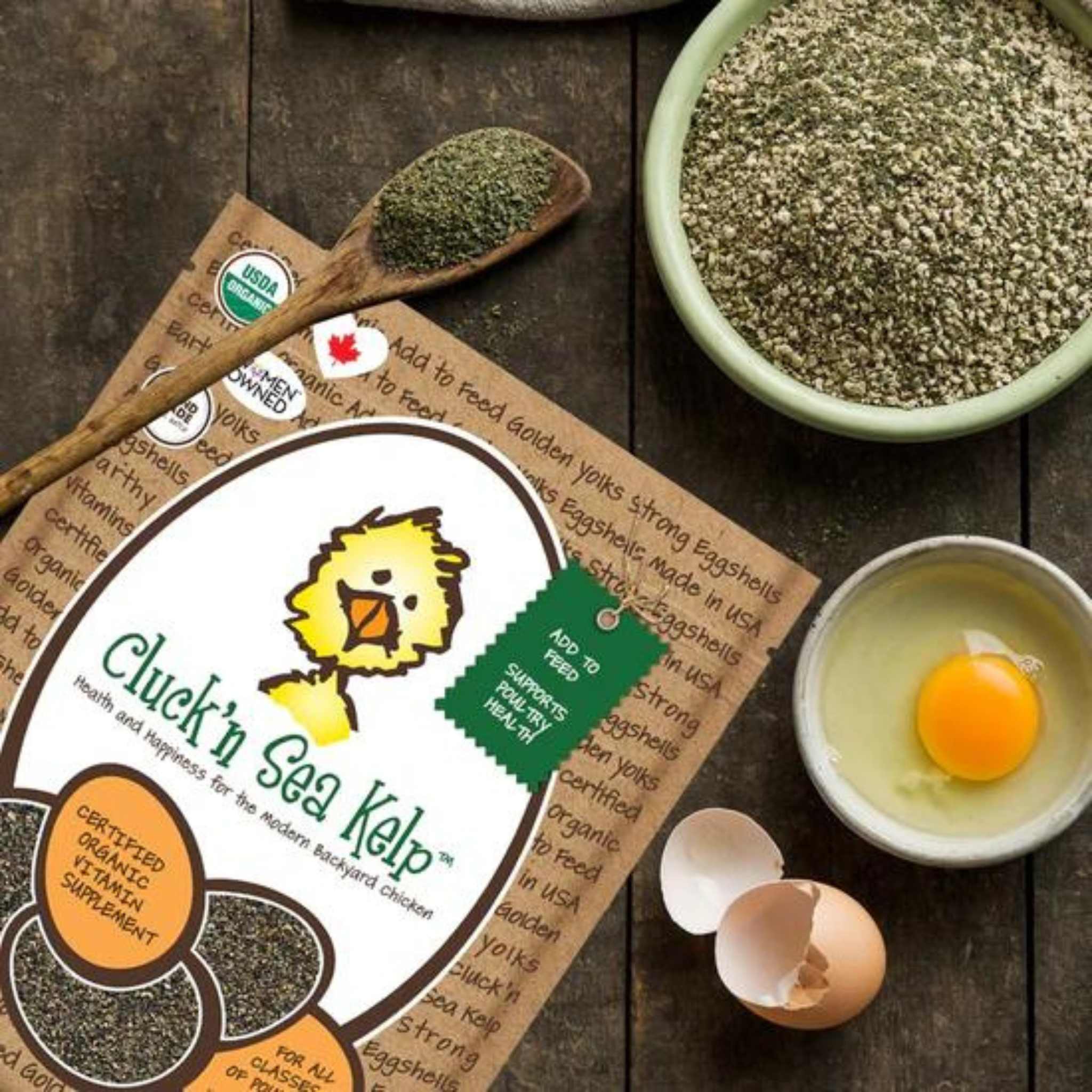 Cluck'n Sea Kelp Vitamin Feed Additive for Chickens