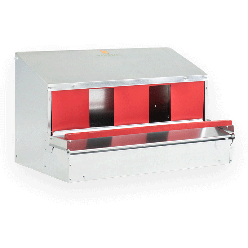 HenGear Nesting Box Medium Rollout & Reversible Design front view 1