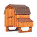 Hen House Collection Dutch Chicken Coop 4 x 4' D44 board and batten back