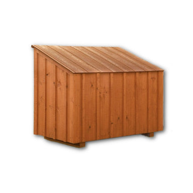 Hen House Collection Feed Bins Board and Batten stained