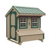 Hen House Collection High Quaker Chicken Coop 4 x 6' Q46H LP back