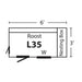Hen House Collection Lean To Chicken Coop 3 x 5' L35 dimensions