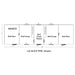 Hen House Collection Multibreed Chicken Coop with Feed Room A828CD dimensions