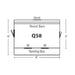 Hen House Collection Quaker Chicken Coop 5 x 8' Q58 dimensions