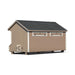 Hen House Collection Quaker Chicken Coop 7 x 16' Q716 LP back