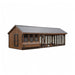 Hen House Collection Quaker Chicken Coop & Large Run Q1032C front