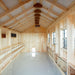Hen House Collection Quaker Chicken Coop & Large Run Q724C inside view