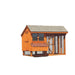 Hen House Collection Quaker Chicken Coop & Run Q610C board and batten front