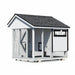 Hen House Collection Quaker Chicken Coop & Run Q68C LP back