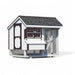 Hen House Collection Quaker Chicken Coop & Run Q68C LP front