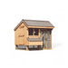 Hen House Collection Quaker Chicken Coop & Run Q68C board and batten front