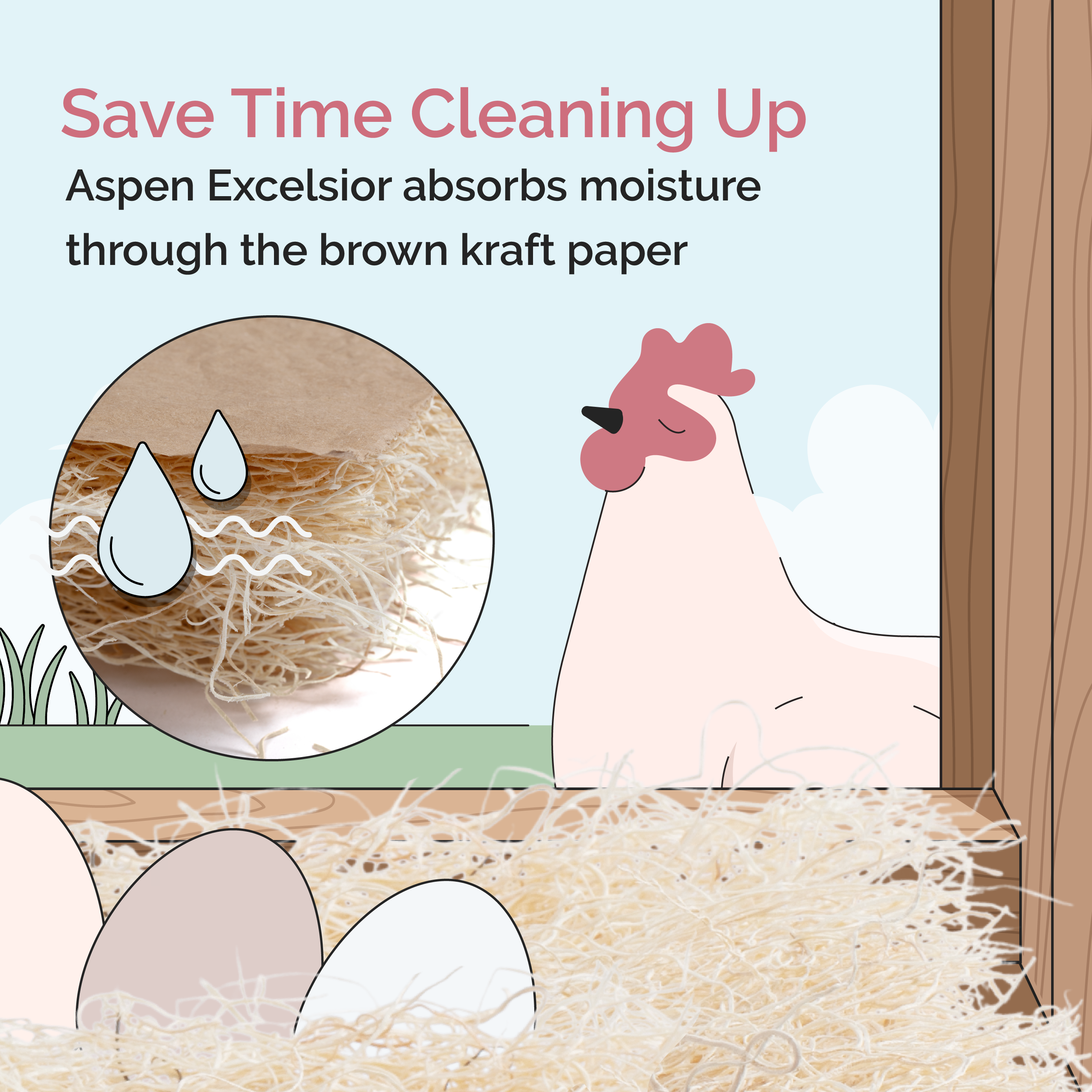 Mile Four Chicken Nesting Pads