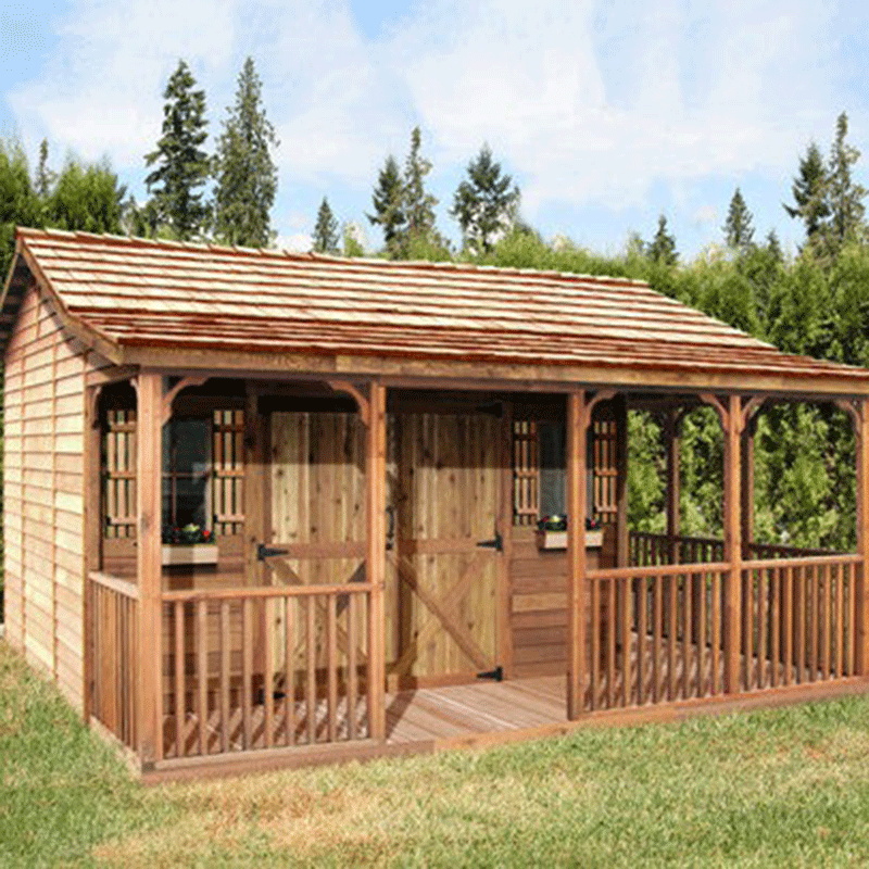 CedarShed FarmHouse Outdoor Office & Craft Shed