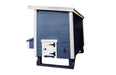 OverEZ Chicken Coop Large Up to 15 Chickens blue side chicken door