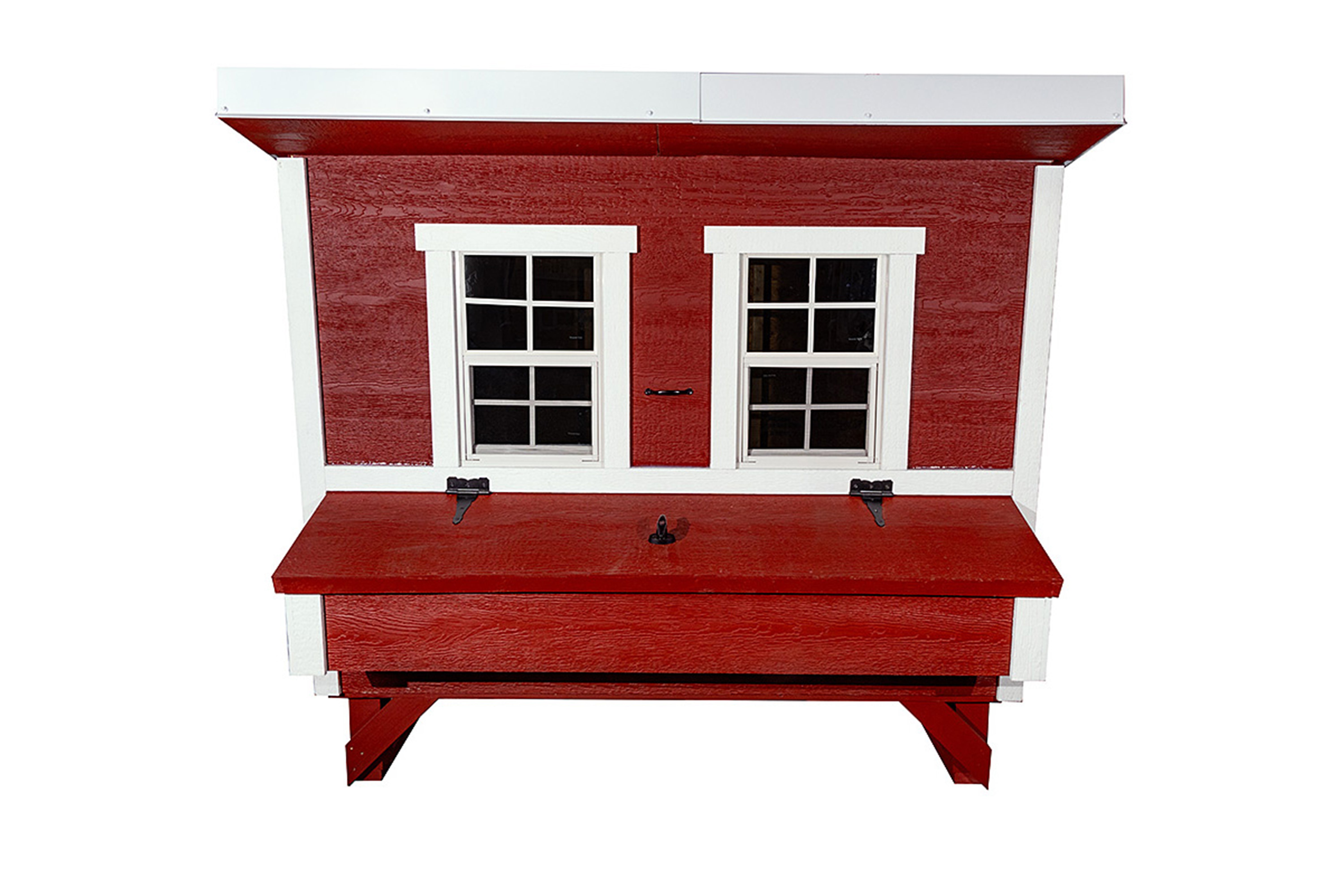 OverEZ Chicken Coop Large Up to 15 Chickens red front