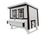 OverEZ Chicken Coop Large Up to 15 Chickens white side view