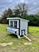 OverEZ Chicken Coop Large Up to 15 Chickens white with chicken stairs