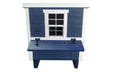 OverEZ Chicken Coop Medium Up to 10 Chickens blue front