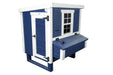 OverEZ Chicken Coop Medium Up to 10 Chickens blue man door