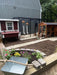OverEZ Chicken Coop Medium Up to 10 Chickens red coop with optional wire run