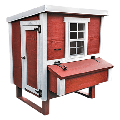 OverEZ Chicken Coop Medium red front