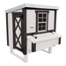 OverEZ Chicken Coop Medium with Wheels white