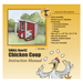 OverEZ Chicken Coop Small Red with Wheels instruction manual