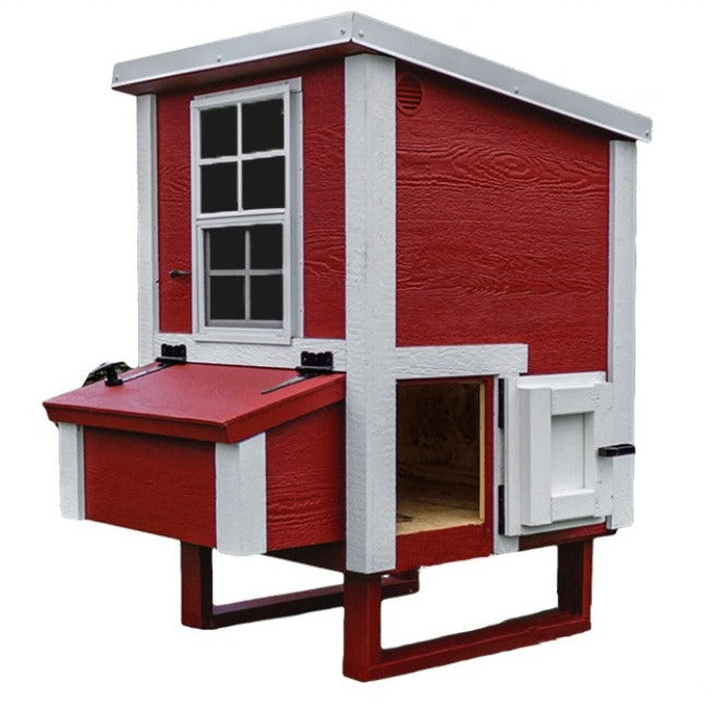 OverEZ Chicken Coop Small Up to 5 Chickens open chicken door