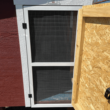 OverEZ Chicken Coop Ventilation Door open