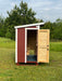 OverEZ Chicken Coop Walk-In Up to 18 Chickens side view with open man door