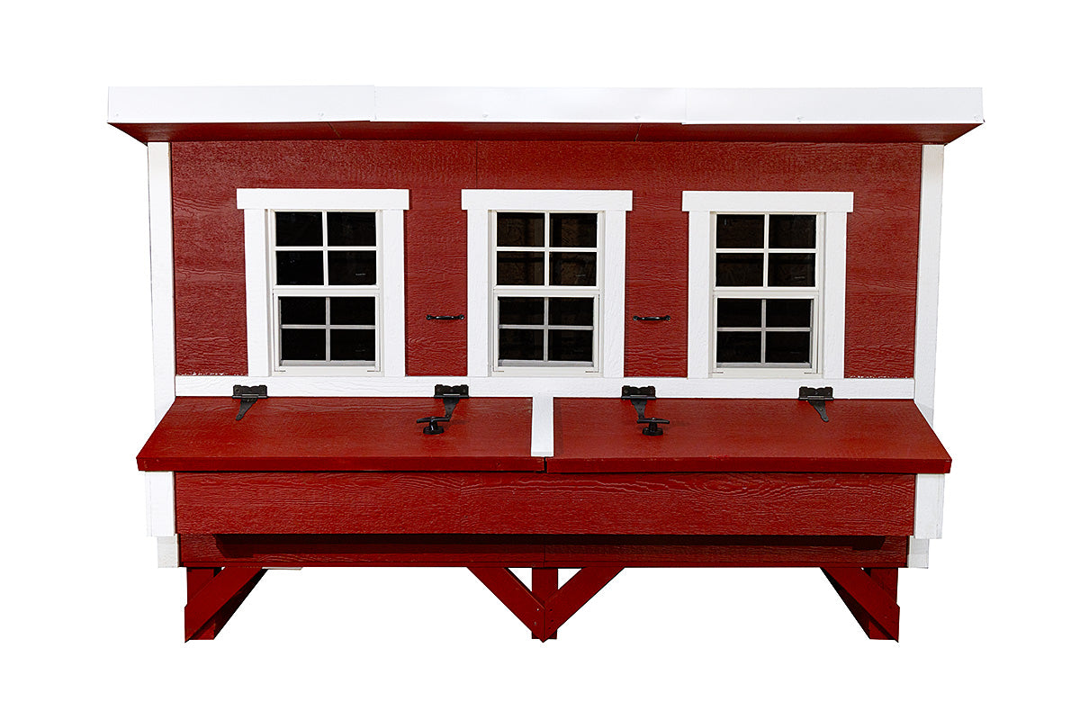 OverEZ Chicken Coop XL Up to 20 Chickens front red