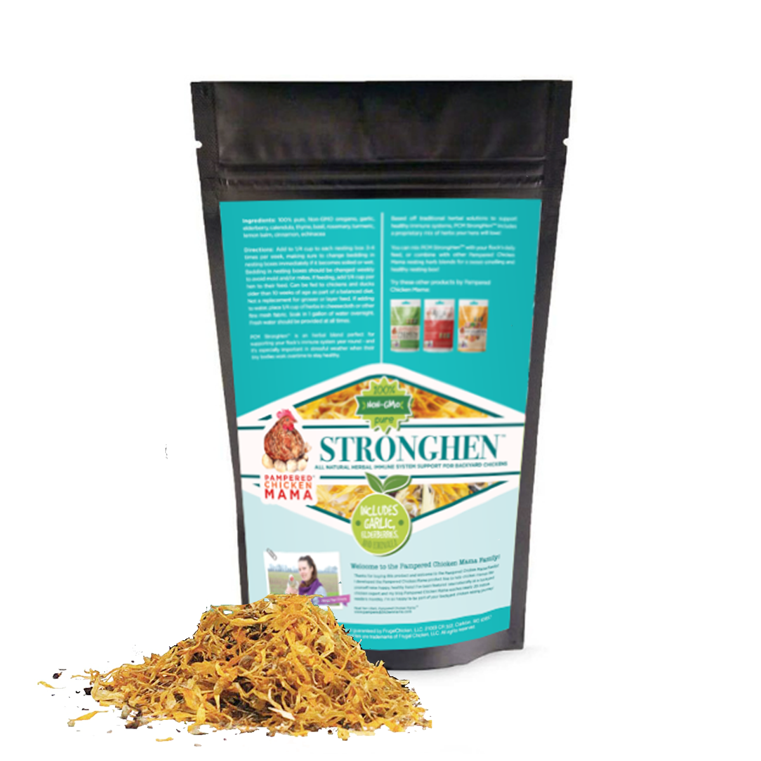 Pampered Chicken Mama StrongHen Herbs For Backyard Chickens, Coops, & Nesting Boxes