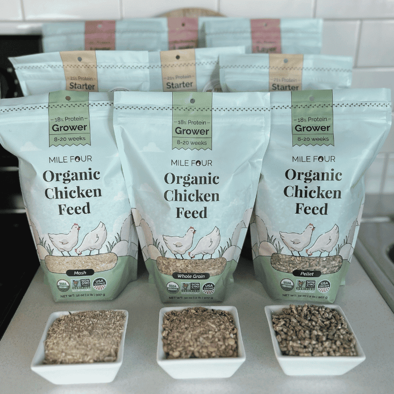Mile Four Grower Organic Chicken Feed