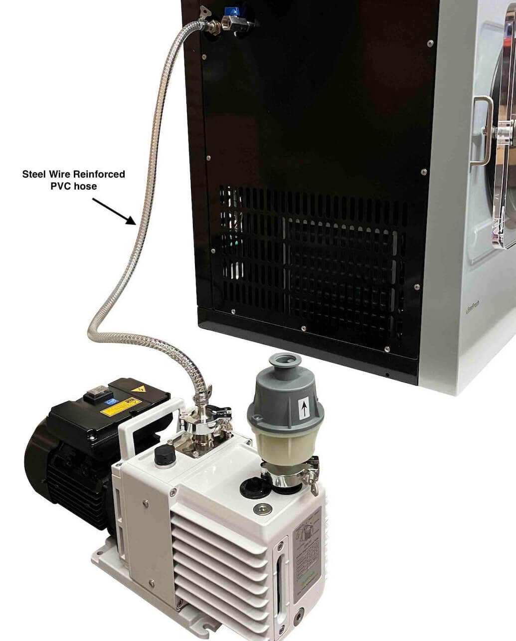 Stay Fresh Freeze Dryer for Homesteaders & Farmers with 7 Shelves steel enforced freeze dryer with pump