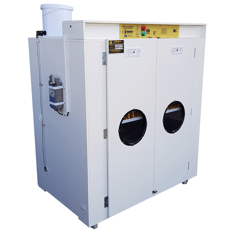 Surehatch SH2000C Super Hatch Egg Incubator & Hatcher Combo for Quail doors closed