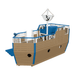 Swing Kingdom Play Set Adventurer Buccaneer side with flag